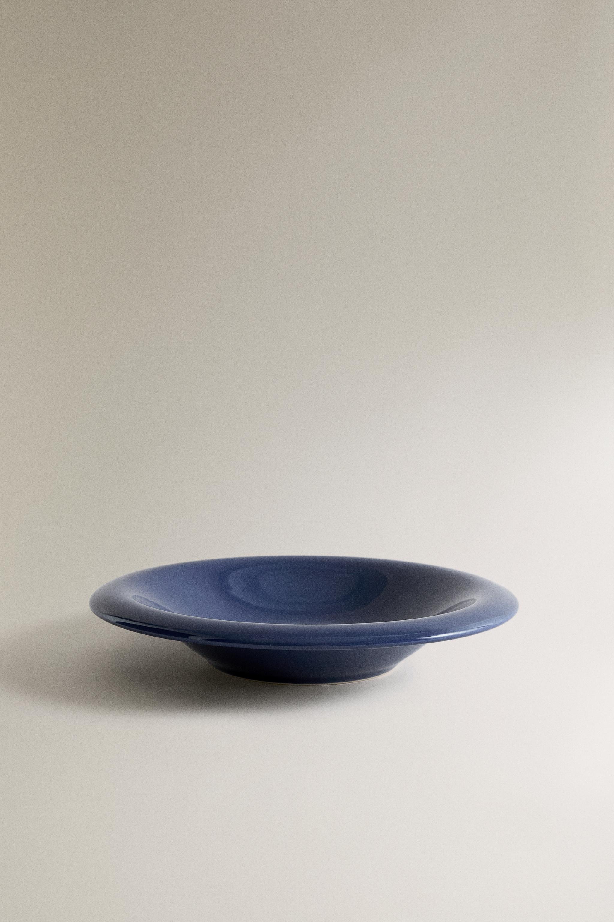 ENAMELLED STONEWARE SOUP PLATE